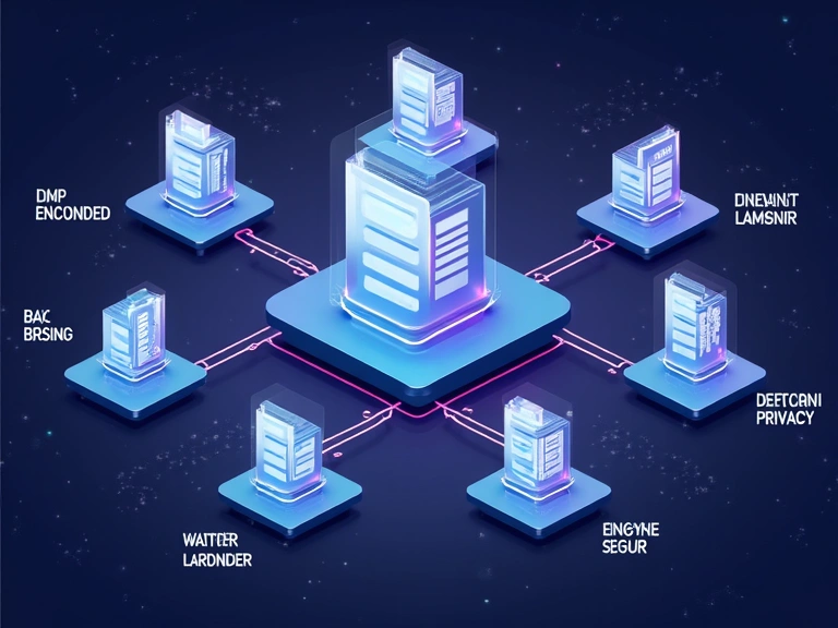 Ilustración de cómo se comparten los datos de forma segura