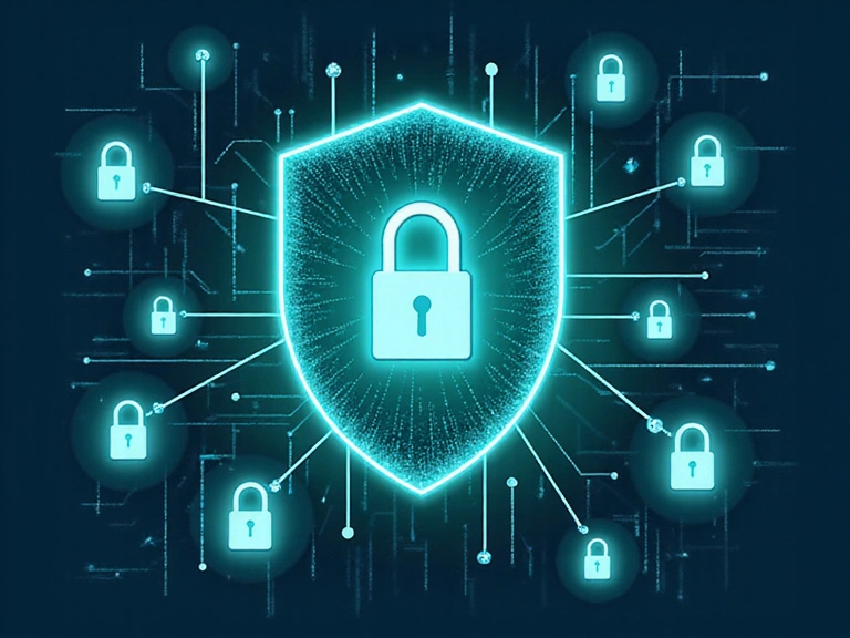 Ilustración de seguridad de datos
